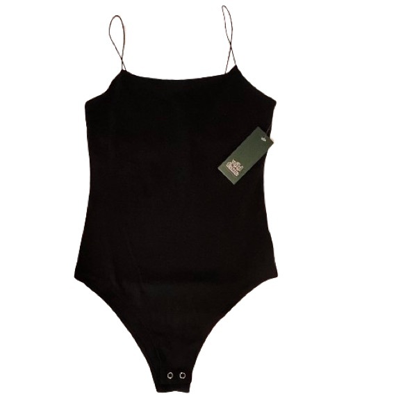 NWT- Wild Fable Black Square Neck Body Suit. - Picture 5 of 9